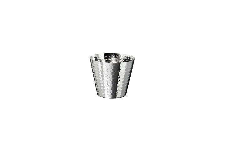 Secchiello Cm.12x12 Acciaio  Martellato