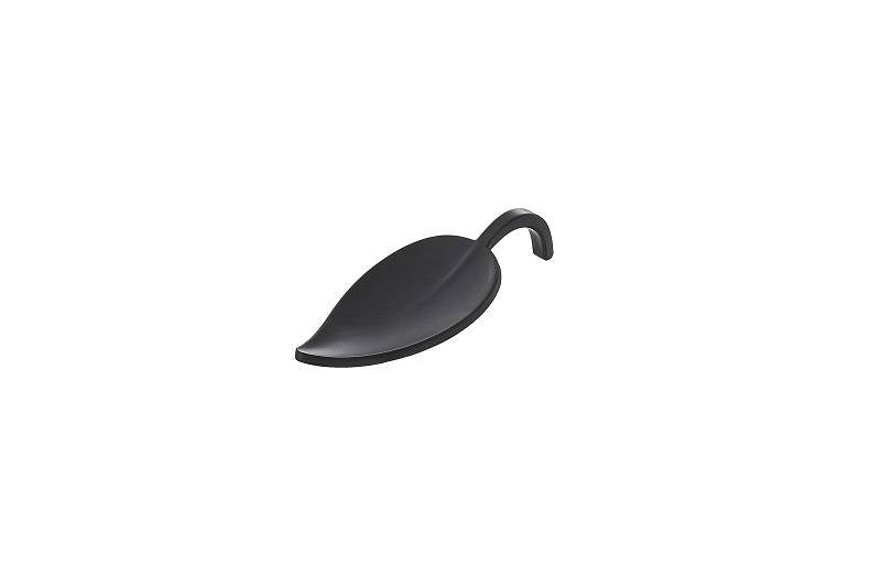 Finger Food Foglia Cm.10,5x4,5x2,2 Nero