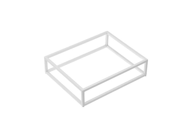 Stand Buffet Metallo Bianco Gn 1/2 Cm.32,5x26,5x8h