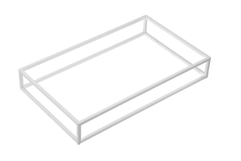 Stand Buffet Metallo Bianco Gn 1/1 Cm.53x32,5x8h