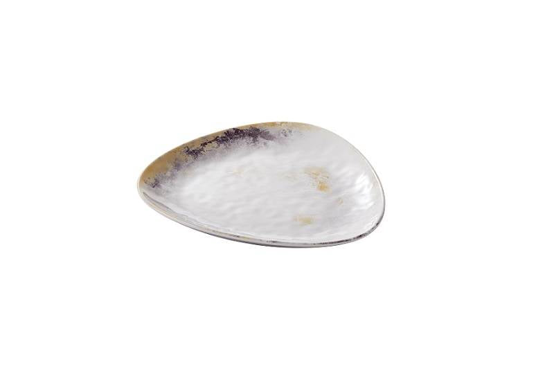 Galassia Piatto Triangolare Cm.26,5x26,5x2,5h Melamina