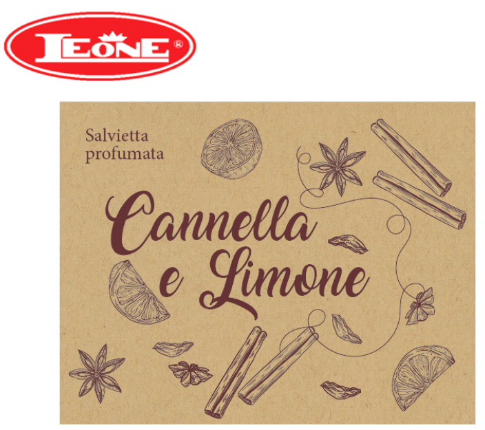 Carta Avana Cf 500 Salvietta Cannella E Limone Cm.7x9
