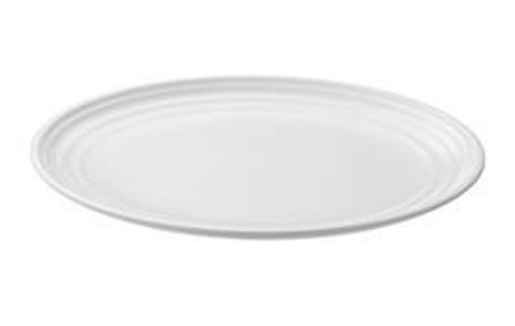 Piatto Tondo Cm.20x2h Melamina Bianco