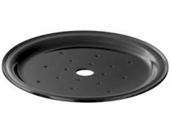 Griglia Scolaghiaccio Cm.31,3x1,7h Melamina Nera Per Piatto T8279