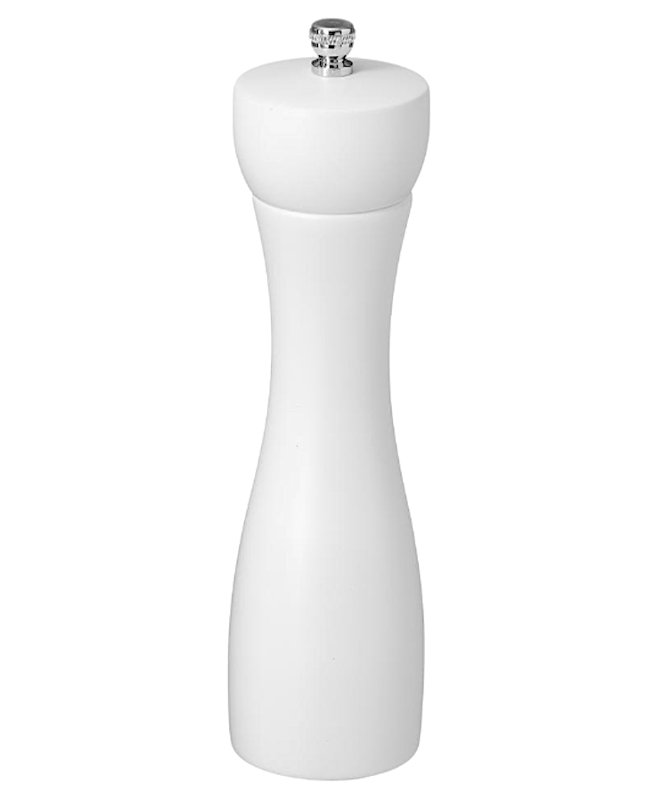 Macina Pepe/sale Cm.20 Legno Verniciato Bianco
