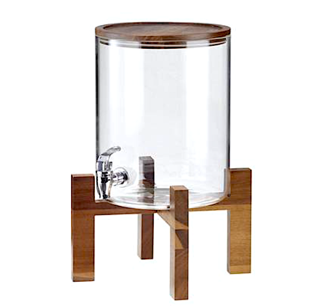 Big Jar Con Base Acacia Lt.6,5