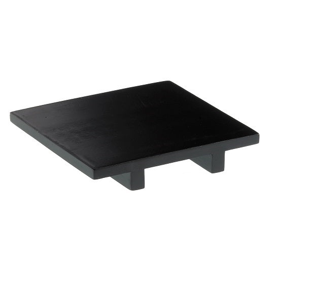 Vassoio Sushi Bamboo Nero Cm.15x15x2.5