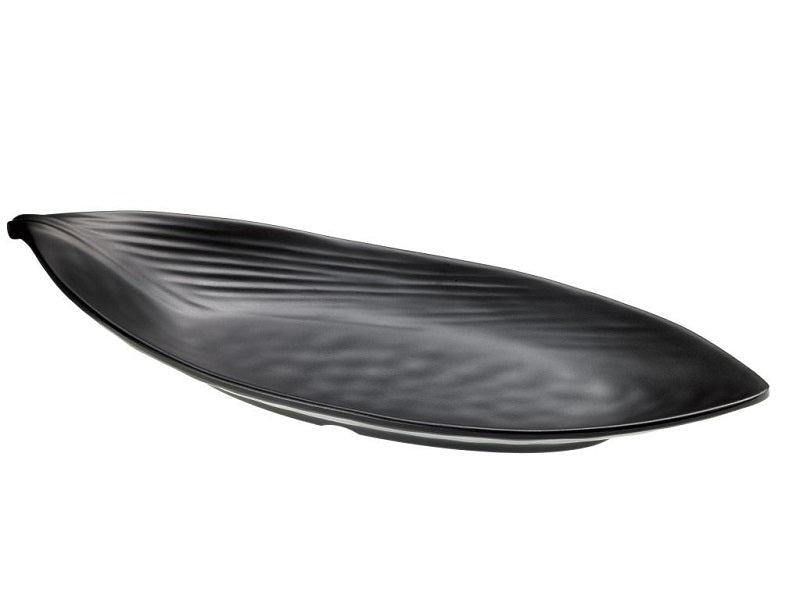Le Perle Foglia 36,5x15,5x2,7 Nero Opaco Melamina