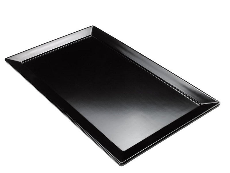 Vassoio Rettangolare 53x32x2,5 Gn1/1 Nero Melamina