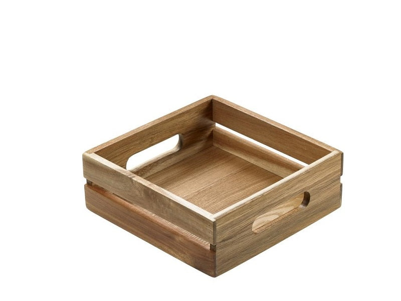 Cassetta Acacia Cm.20x20x7h