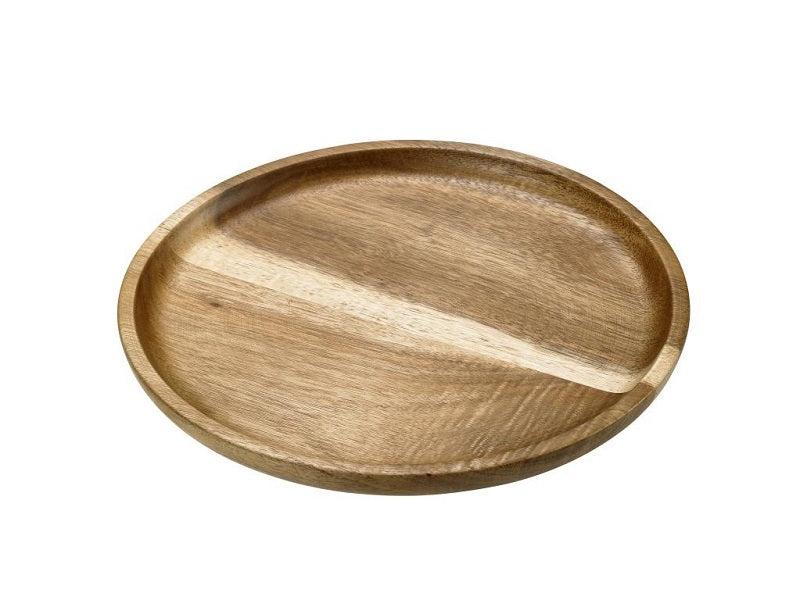 Piatto Acacia Cm.25 H.2