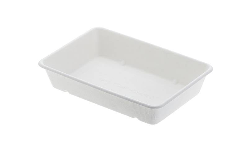 Bio Cf 50 Vassoio Fondo Rettangolare Cm.23x15x4,5h Ml.800