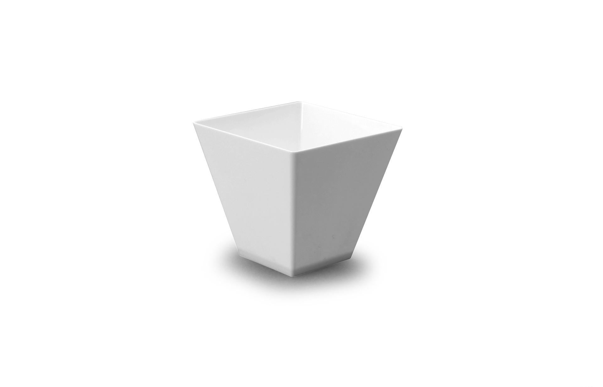 Finger Food Cf 25 Coppetta Rombo Cm.0,55x0,56 Ml.95 Ps Bianco