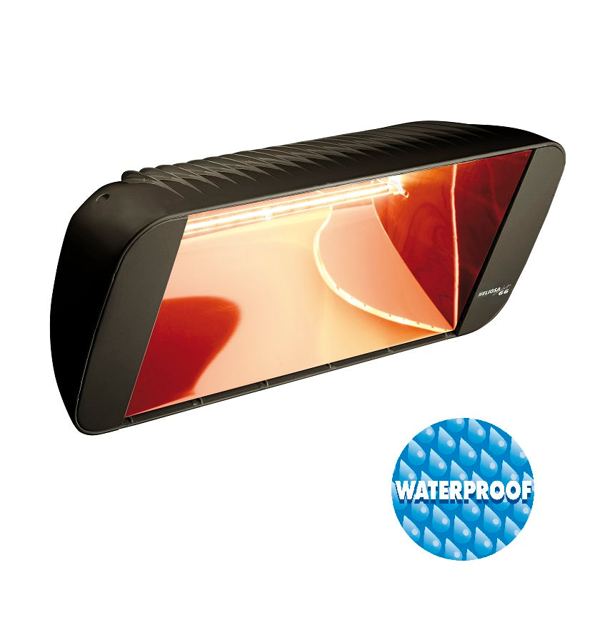 Heliosa Hi Design Lampada Riscaldante 66 1500w Ipx5 Ferro Micaceo