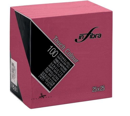 Infibra Cf.100 Tovagliolo 25x25 Bordeaux