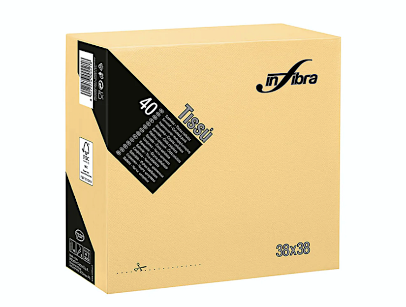 Infibra Cf.40 Tovagliolo 38x38 2v Tissu' Crema