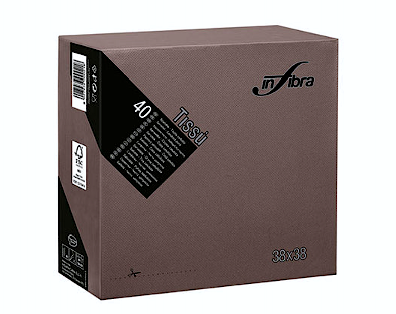 Infibra Cf.40 Tovagliolo 38x38 2v Tissu' Cacao