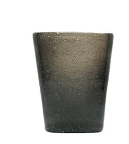 Memento Bicchiere Vetro Cl.33 Nero Trasparente