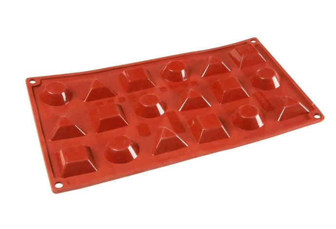Formaflex Multiporzione Stampi Misti 18 Porzioni Mm.40x36 H.12 Pavoni