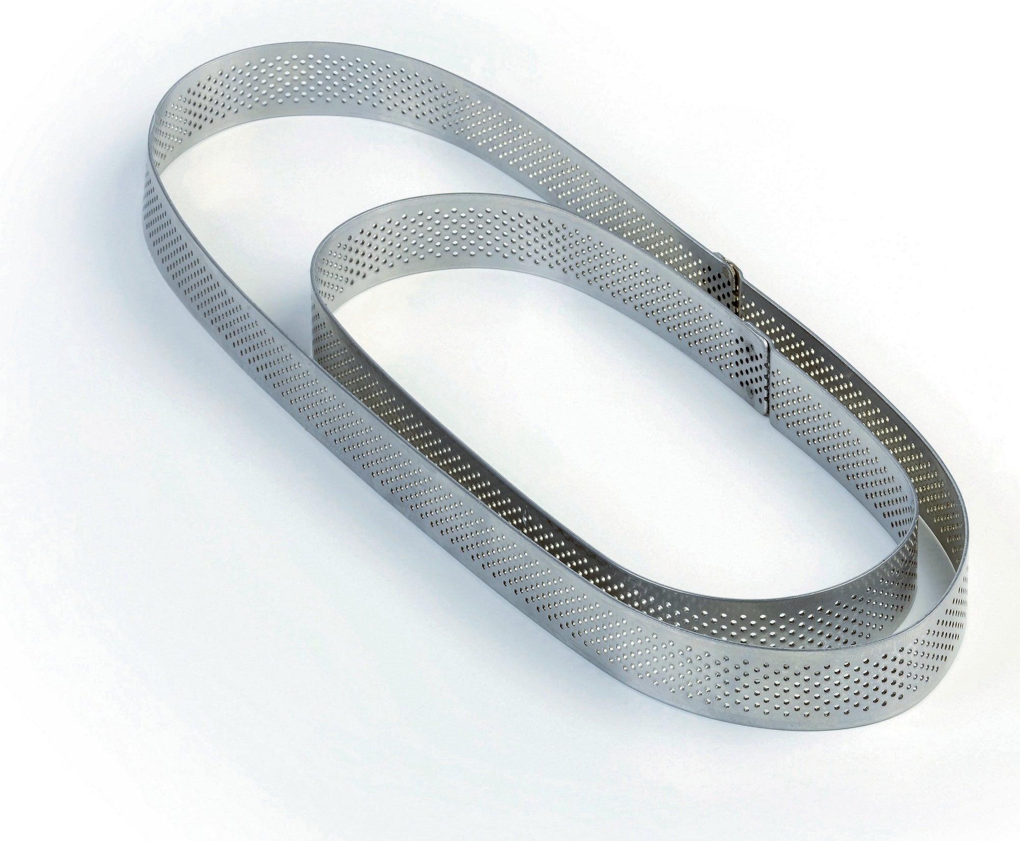 Fascia Inox Microforata Ovale Mm.290x90x20 Pavoni