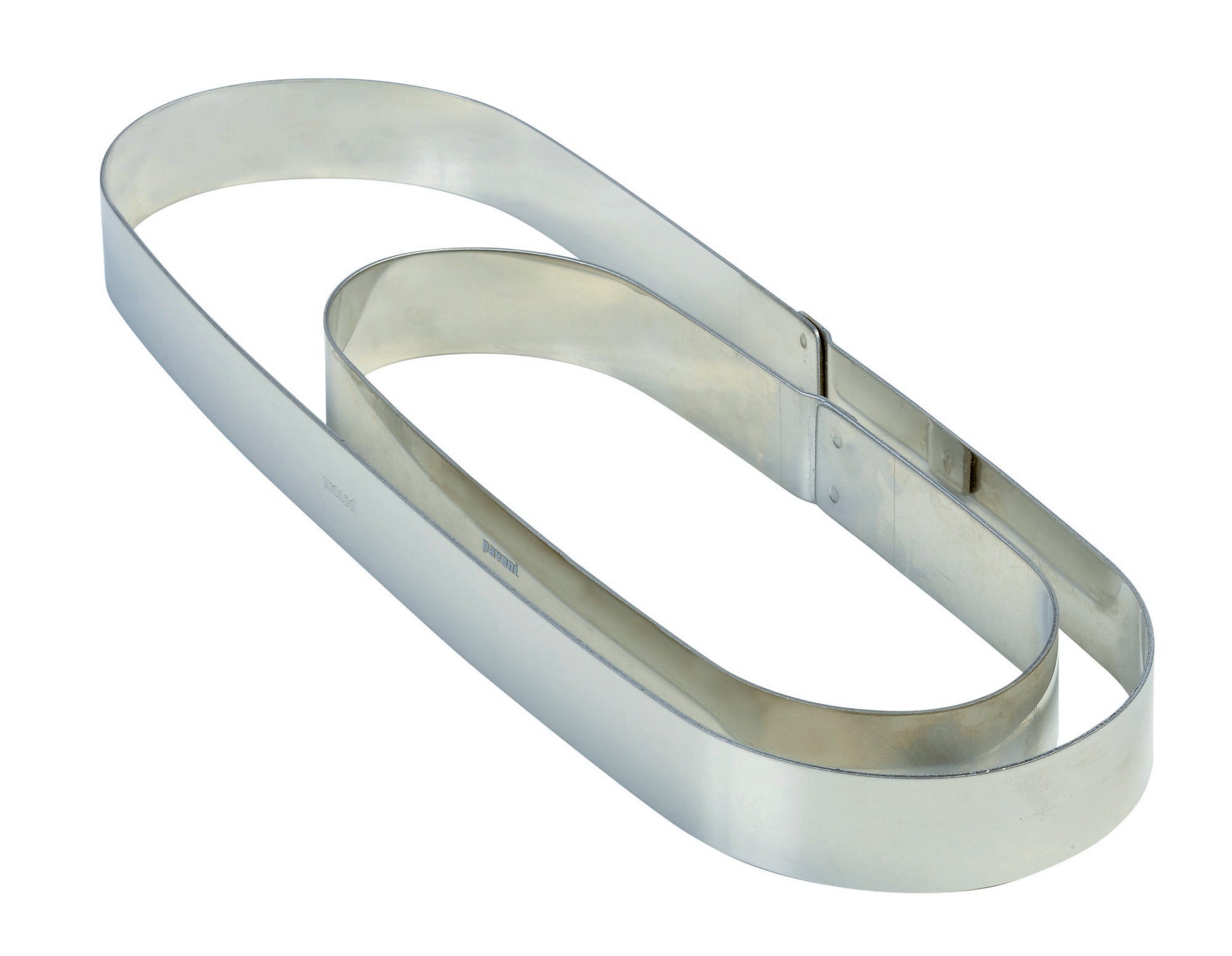 Fascia In Acciaio Inox Ovale Mm.180x60x20 Pavoni