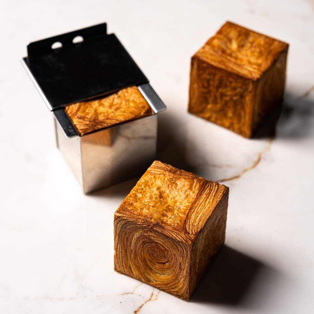 Cubo Stampo Croissant Inox Cm.6x6x6