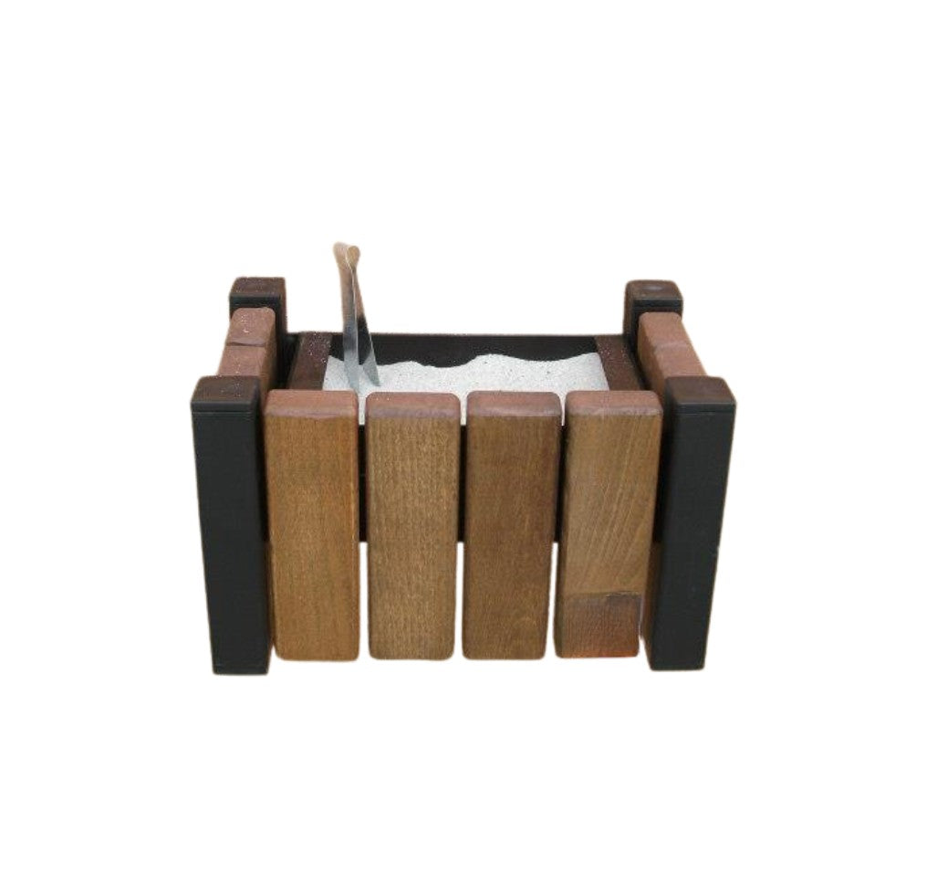 Getta Cicche Da Muro Cm.16x26x16h Legno Noce Chiaro