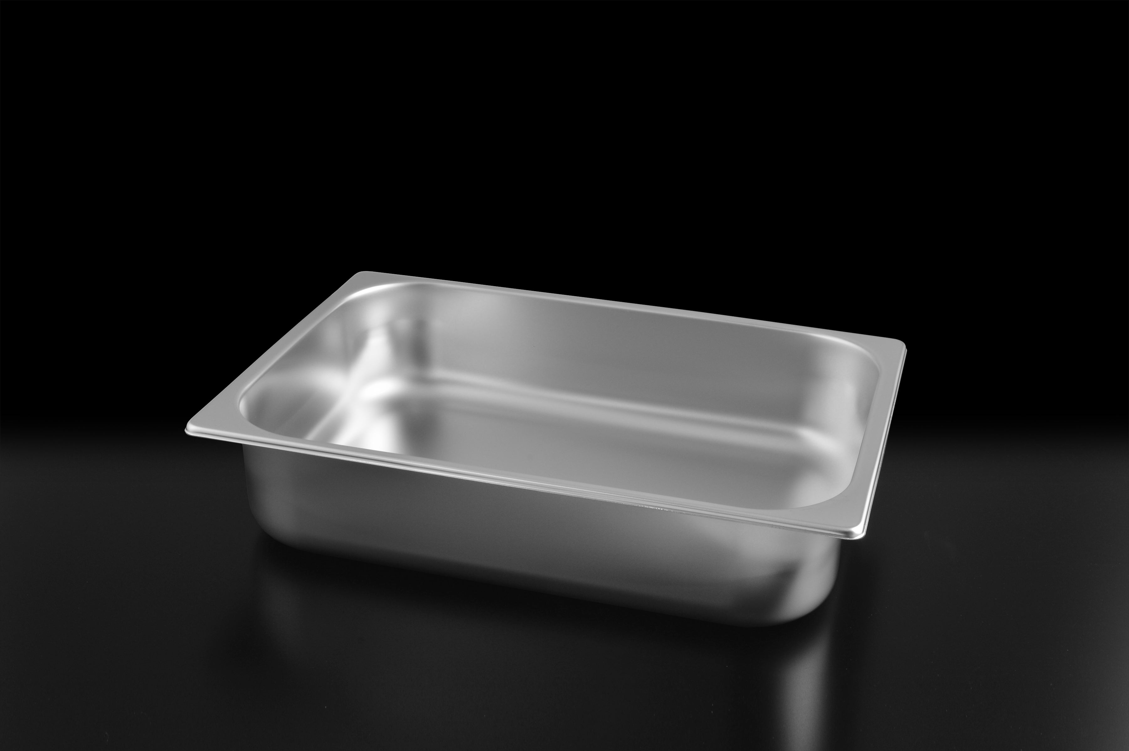 Bacinella Gelateria Acciaio Inox Mm.360x250x080