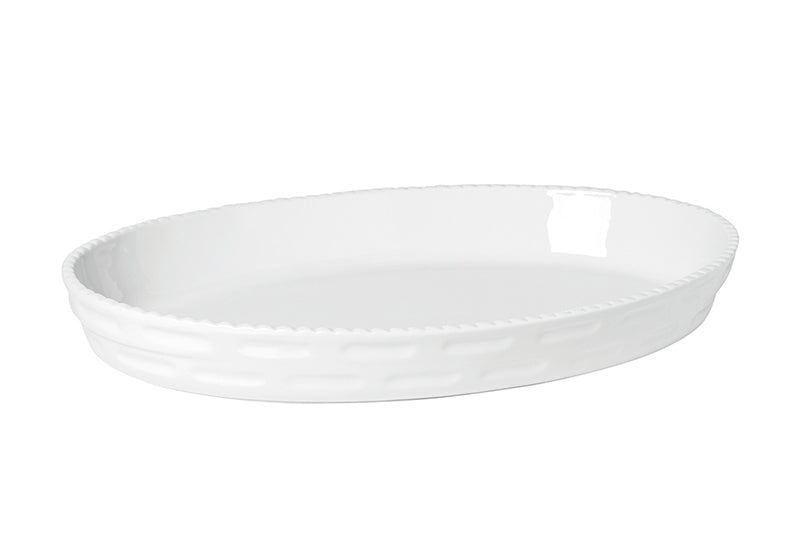 Pirofila Ovale Cm.48x30x6,5 Impilabile