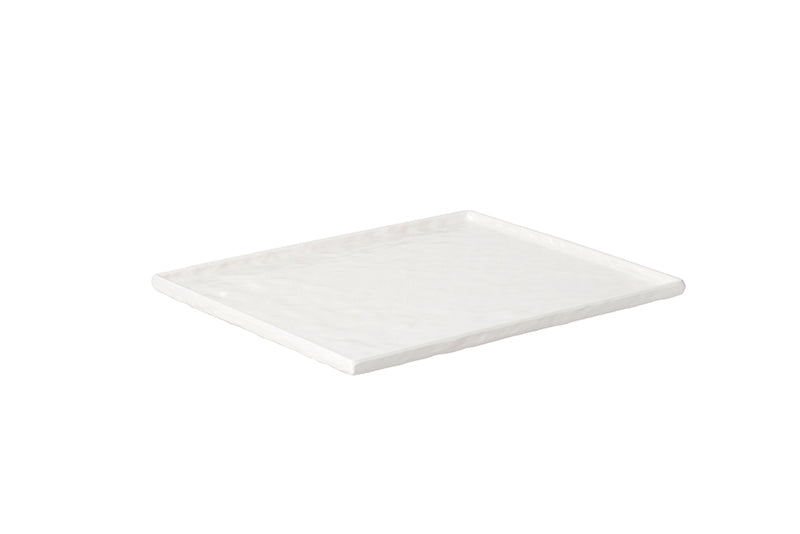 Vassoio Rettangolare Gn 1/2 Cm.32,5x26,5x1,8 Bianco