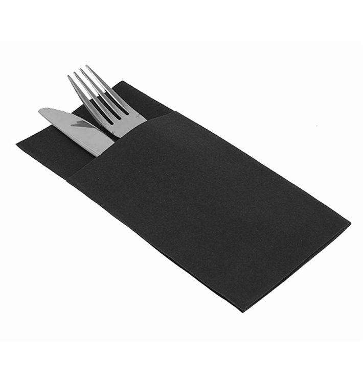 Light Pocket 25 Tovagliolo 40x40 Nero