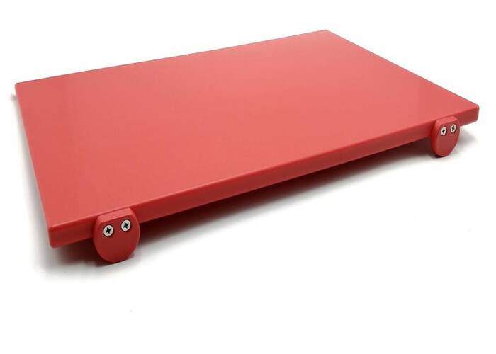 Taglire Polietilene Cm.50x40 Rosso Con \2 Fermi