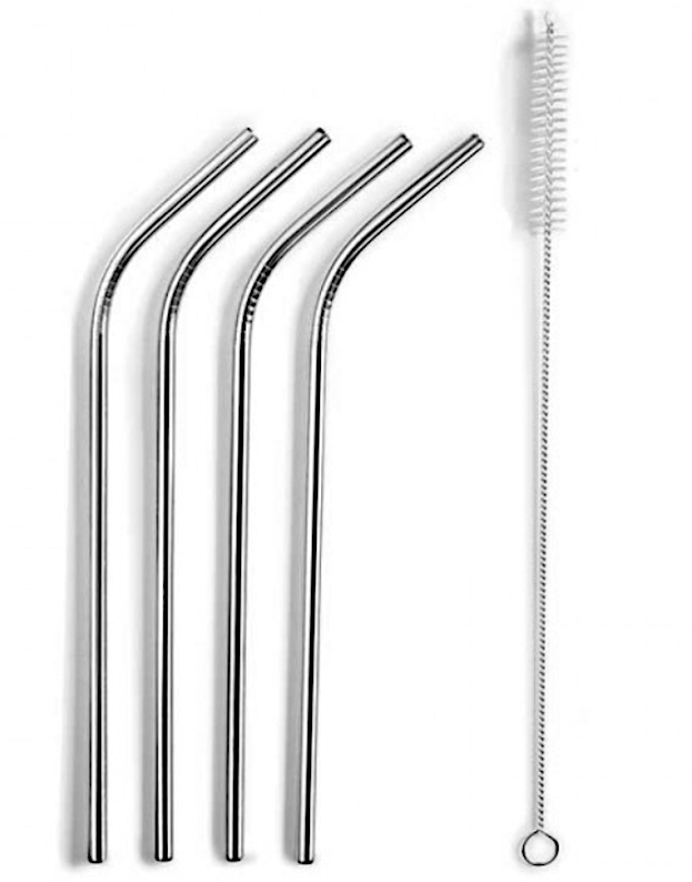 Set 4 Cannucce Acciaio Con Spazzola 42290