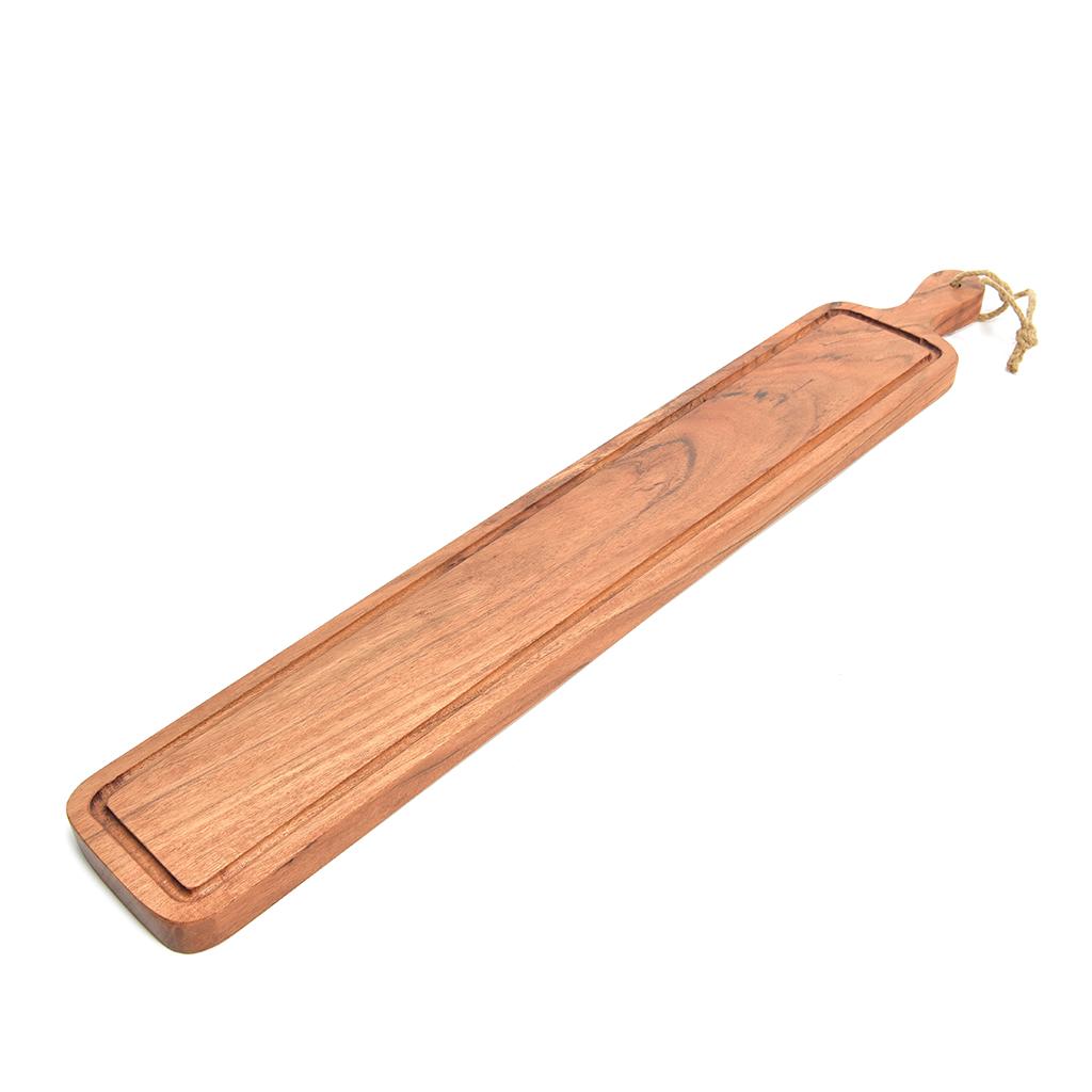 Vassoio Legno Naturale Cm.50x9x1,5