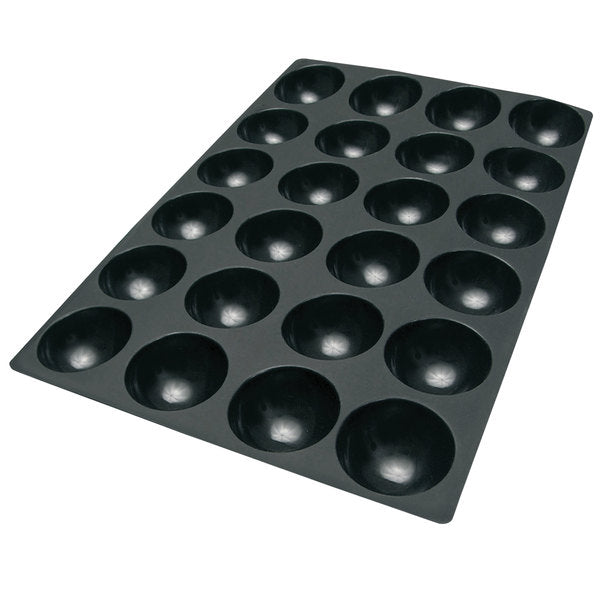 Sq064 Stampo In Silicone N.20 Half Spheres41 Mm.70x41h Nero