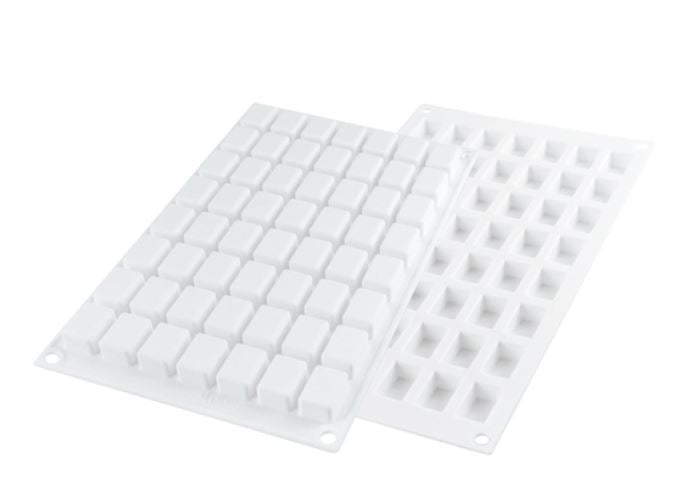 Micro Rectangle5-stampo In Silicone N.56 Bianco