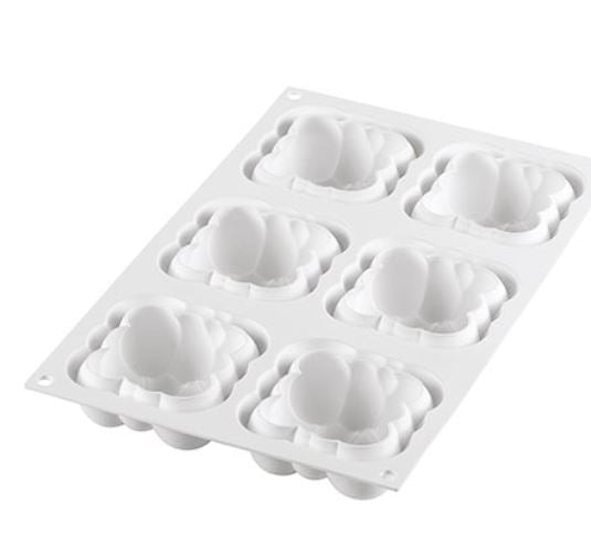 Cloud 120-stampo In Silicone 71x71 H34 Mm Bianco