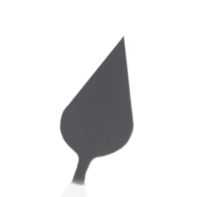 Cls 07-choco Leaves Spatula 8 X 4 Cm