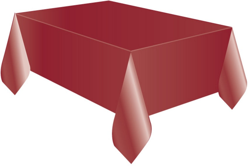 Tovaglia Cm.150x150 Tessuto Non Tessuto Confezione 25 Pezzi Bordeaux
