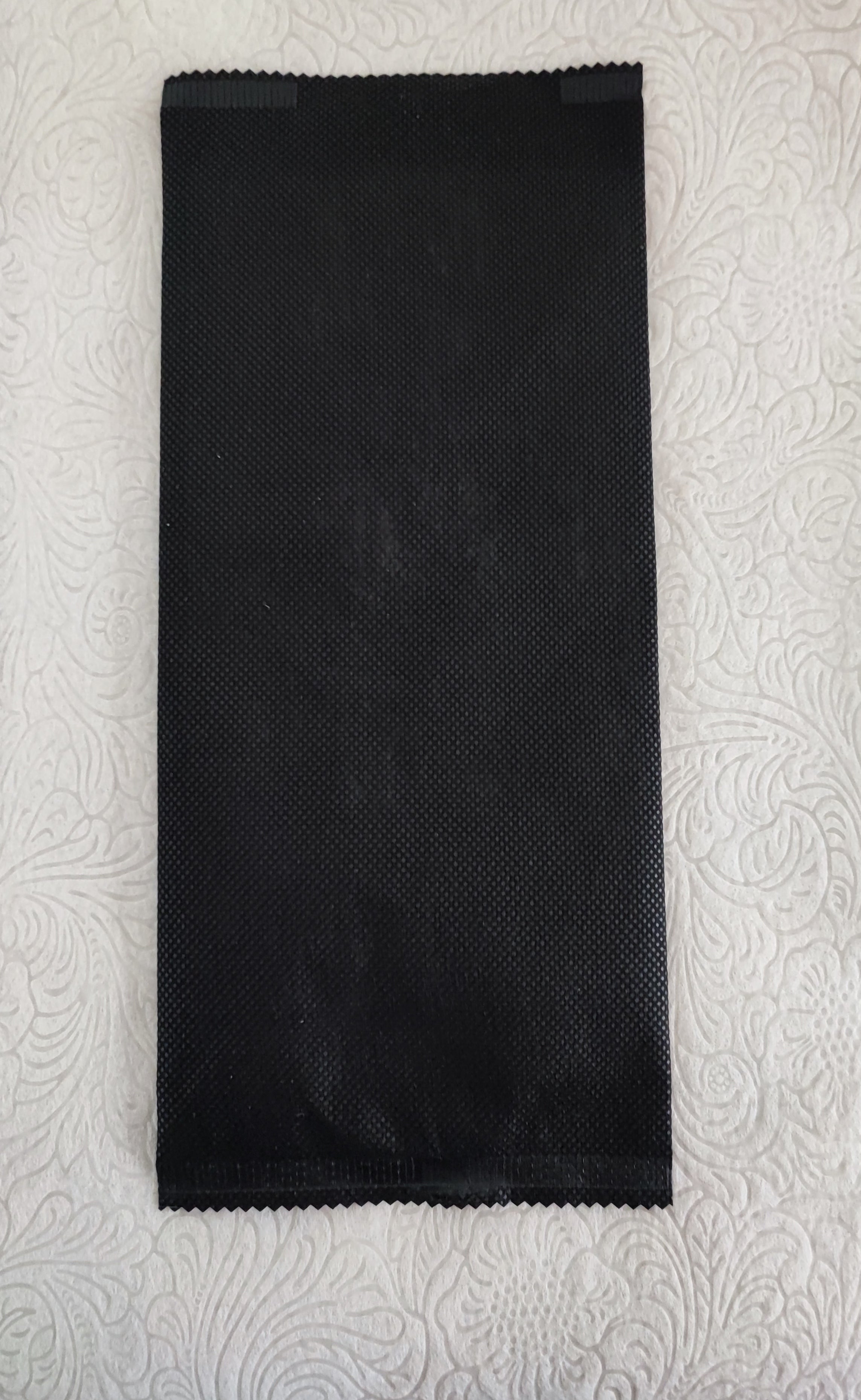Confezione 50 Portaposate Tnt Nero Cm.11x25