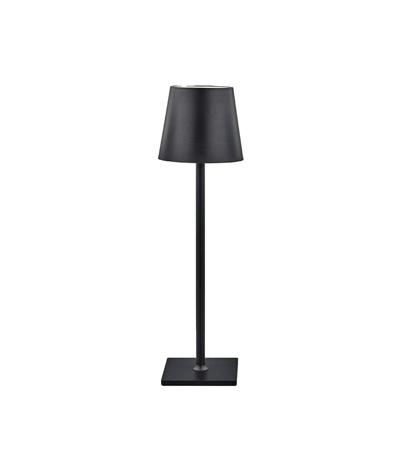 Lampada Tavolo Led Touch Nera D15xh41cm