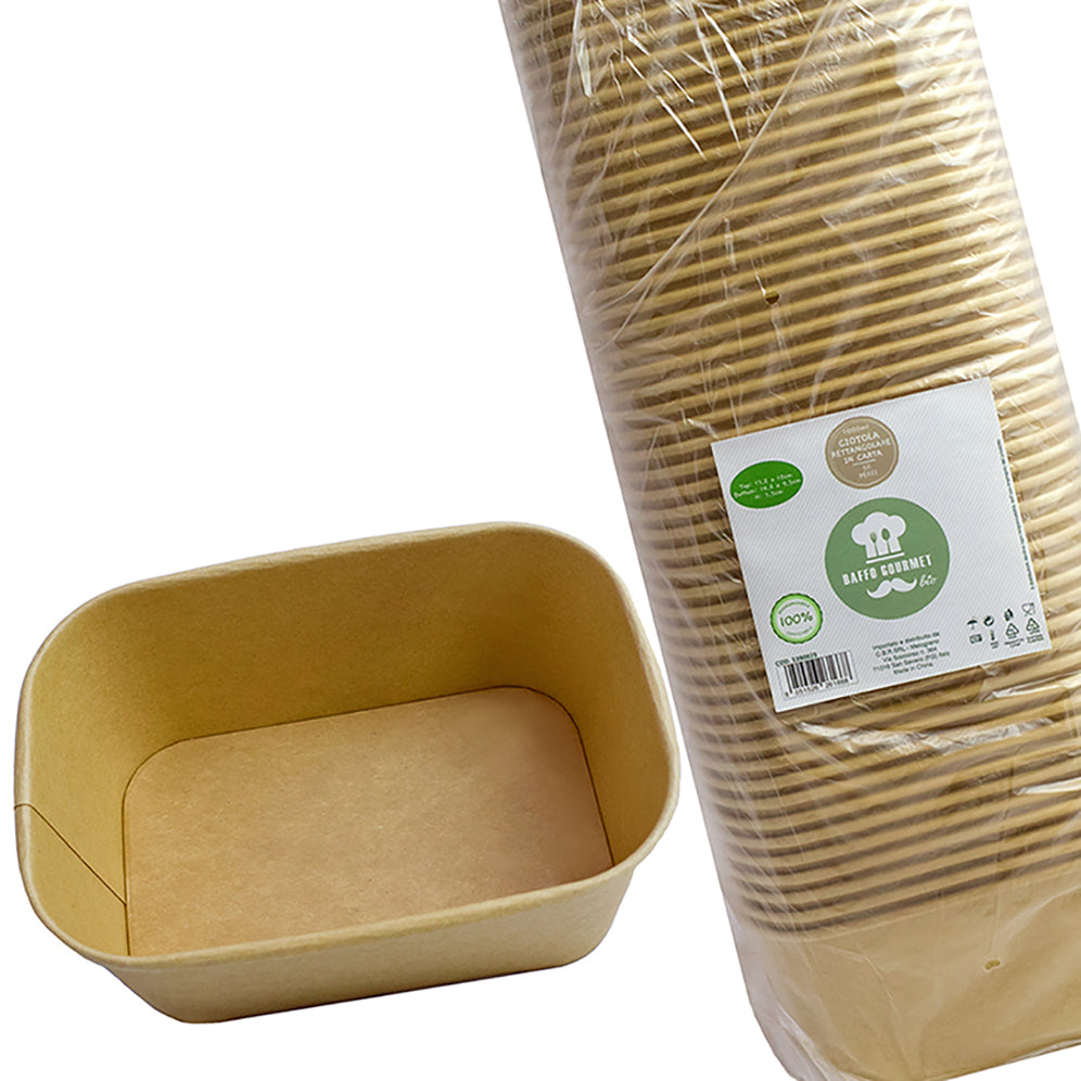 Kraft Cf 50 Insalatiera Rettangolare Ml.1000 Cm.17,2x12x7,5h