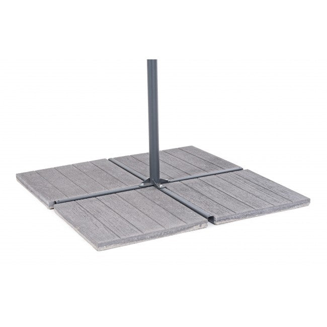 Set 4 Marmette 50x50 Cemento Wenge' 0795656