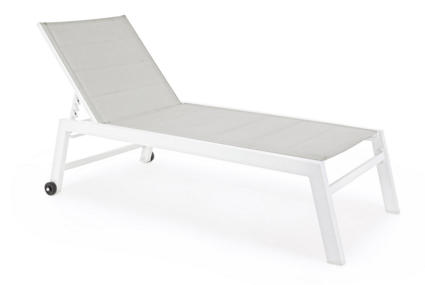 HILDE LETTINO CON RUOTE BIANCO CLOUD CM.65X200X102