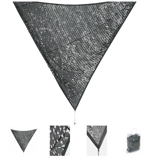 Moon Vela Ombreggiante Triangolare Grigio Mt.3,6x3,6