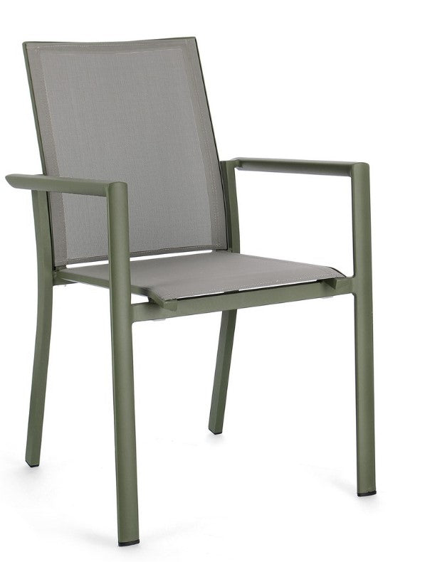 Konnor Sedia C/braccioli Verde Cm.56,2x60x88