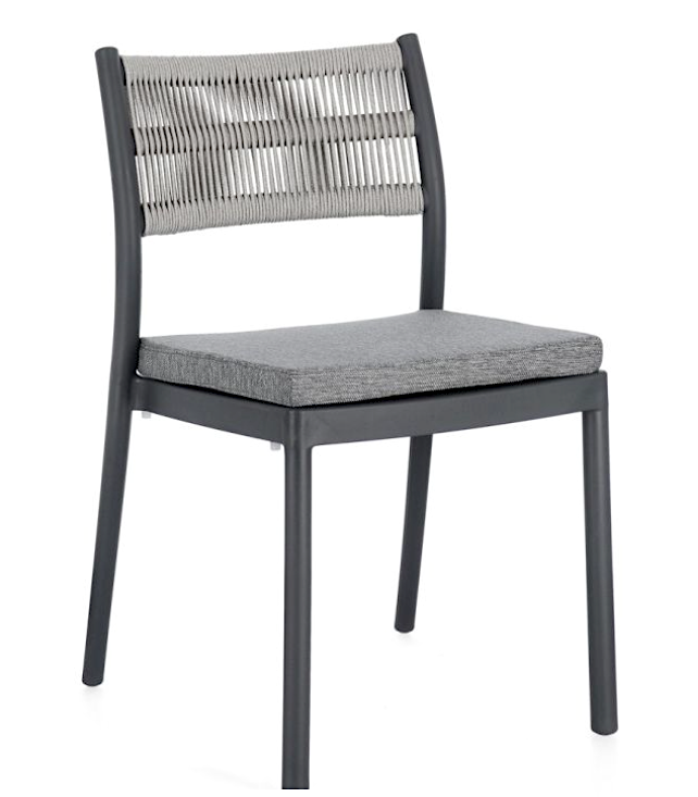 Alvin Sedia Struttura Antracite Cuscino Grigio 0650004