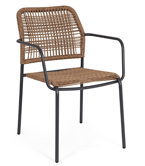 Jable Poltrona Antracite/naturale 0665045