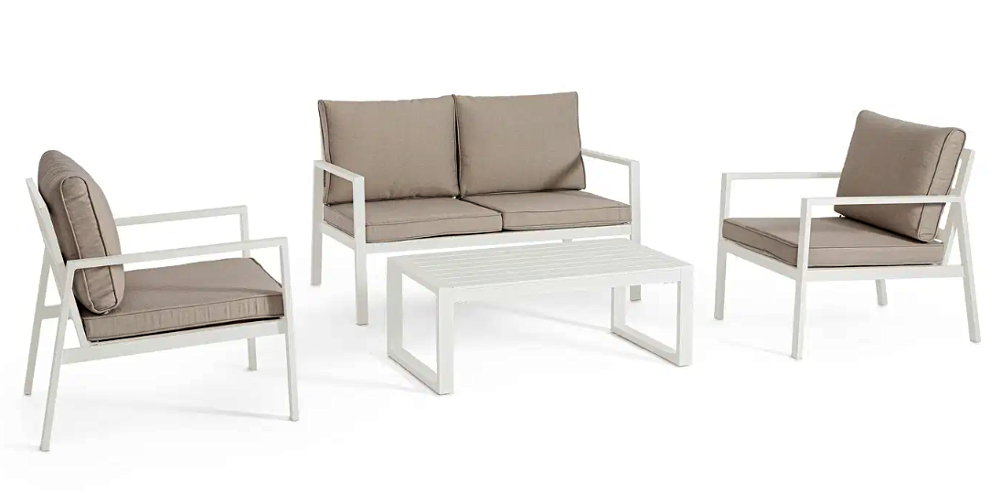 Hilde Salotto Bianco Con Cuscini 0664002