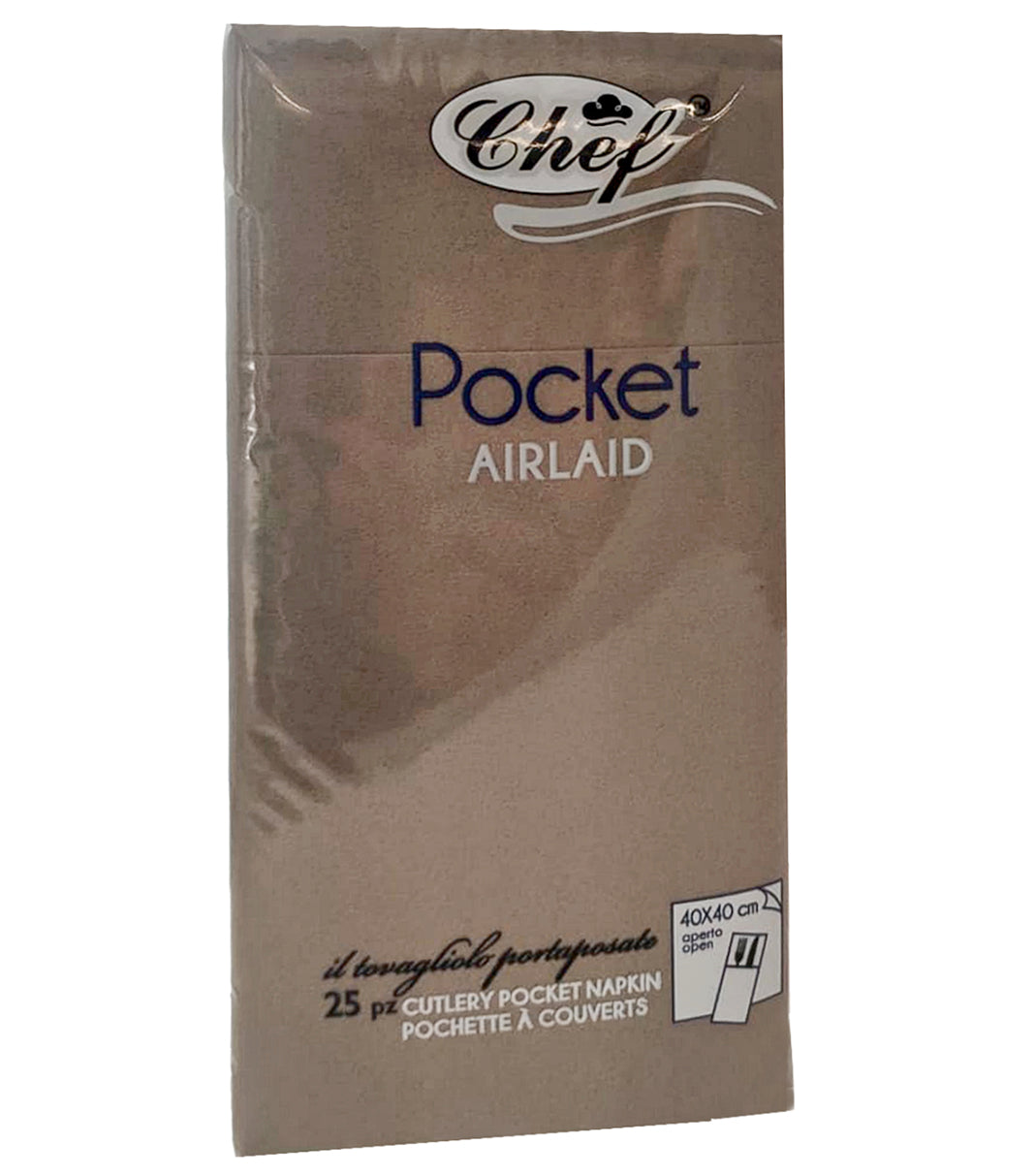 $light Pocket 25 Tovagliolo 40x40 Cappuccino